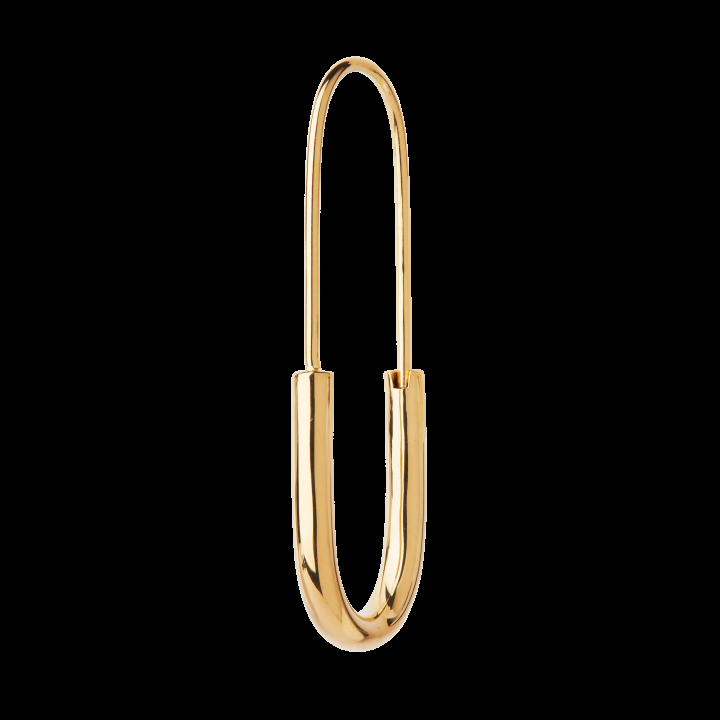 Chance Earring Goldplated Silver (One) ryhmässä Korvakorut / Kultaiset korvakorut @ SCANDINAVIAN JEWELRY DESIGN (100532)