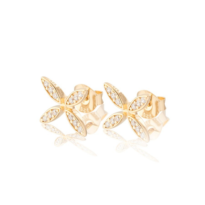 Ellipse mini Earrings Gold ryhmässä Korvakorut @ SCANDINAVIAN JEWELRY DESIGN (gp14)