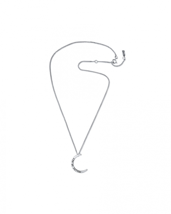 Pencez Moon Halsband Silver 40-45 cm ryhmässä Kaulakorut / Hopeiset kaulakorut @ SCANDINAVIAN JEWELRY DESIGN (10-100-02077-4045)