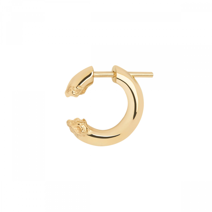 Terra 14 Earring Goldplated Silver (One) ryhmässä Korvakorut / Kultaiset korvakorut @ SCANDINAVIAN JEWELRY DESIGN (100900YG-14)