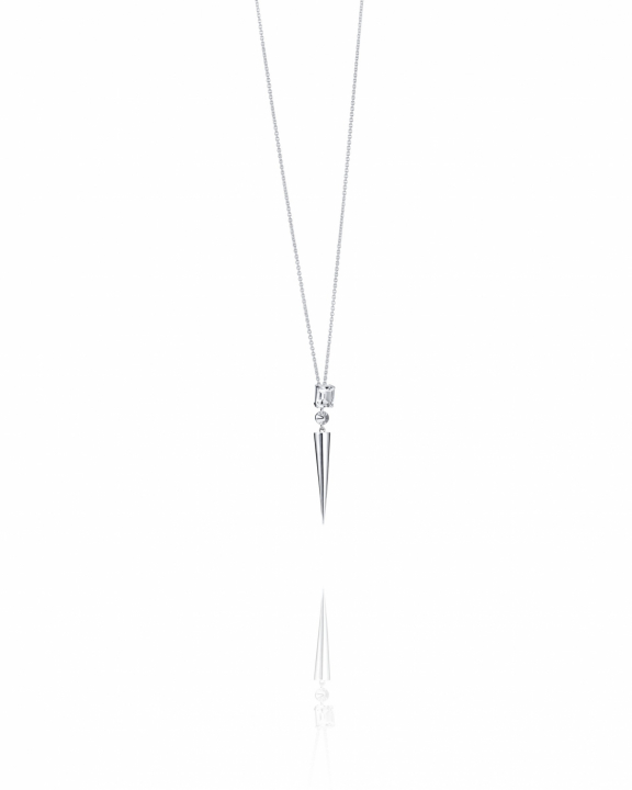 Look Sharp Pendant/Halsband Silver ryhmässä Kaulakorut / Hopeiset kaulakorut @ SCANDINAVIAN JEWELRY DESIGN (11-100-02115-0000)