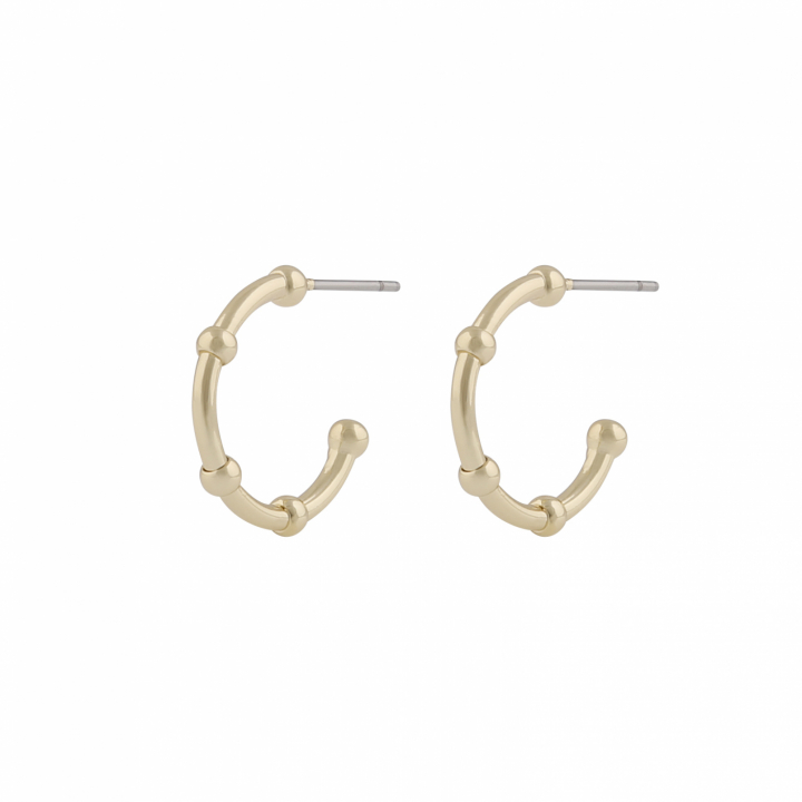 Gina small oval ear Kulta ryhmässä Korvakorut / Kultaiset korvakorut @ SCANDINAVIAN JEWELRY DESIGN (1294-6700-257)