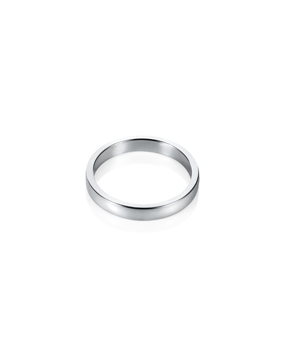Half Round Thin Ring Silver ryhmässä Sormukset / Hopeasormukset @ SCANDINAVIAN JEWELRY DESIGN (13-100-02186-0000)