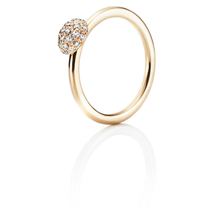 Love Bead - Diamonds Sormus Kulta ryhmässä Sormukset / Kultasormukset @ SCANDINAVIAN JEWELRY DESIGN (13-101-00440)