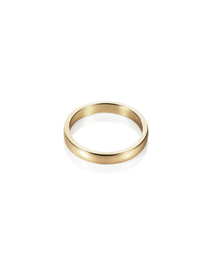 Half Round Thin Ring Gold ryhmässä Sormukset / Kultasormukset @ SCANDINAVIAN JEWELRY DESIGN (13-101-02186-0000)