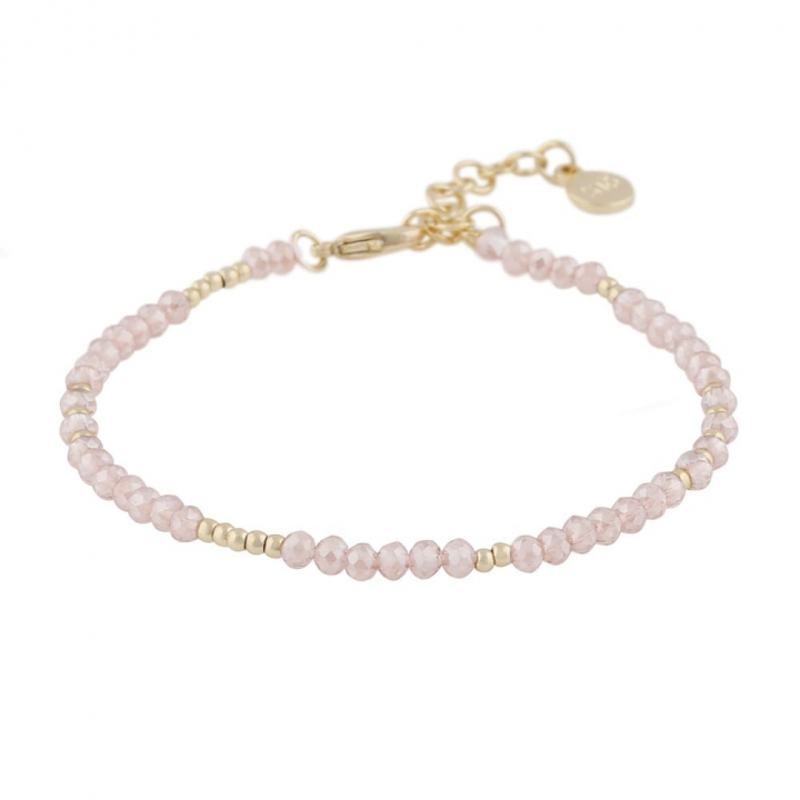 Harper brace Gold light pink ryhmässä Rannekorut / Kultaiset rannekorut @ SCANDINAVIAN JEWELRY DESIGN (1314-3300-379)