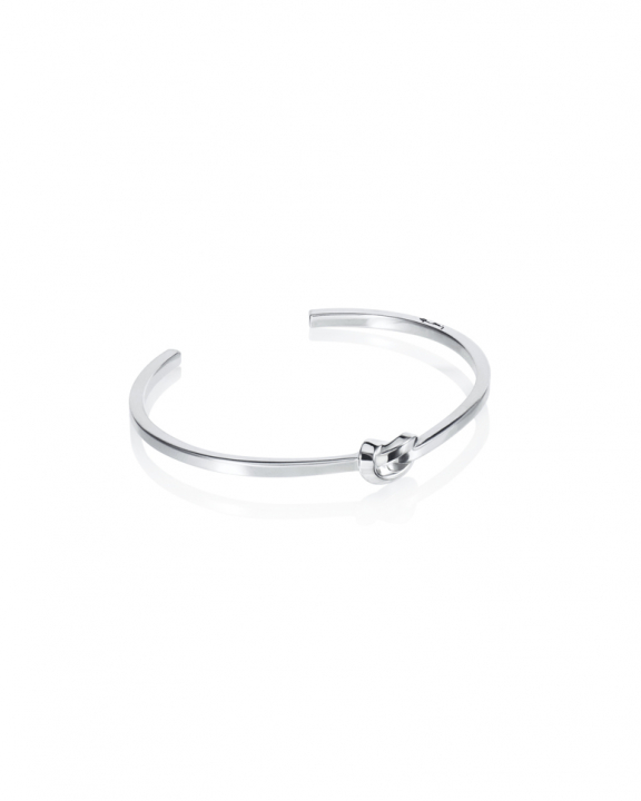 Love Knot Cuff Silver ryhmässä Rannekorut / Hopeiset rannekorut @ SCANDINAVIAN JEWELRY DESIGN (14-100-02171-0000)