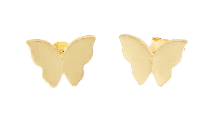 Butterfly Korvakoru Kulta ryhmässä Korvakorut / Kultaiset korvakorut @ SCANDINAVIAN JEWELRY DESIGN (1421420004)