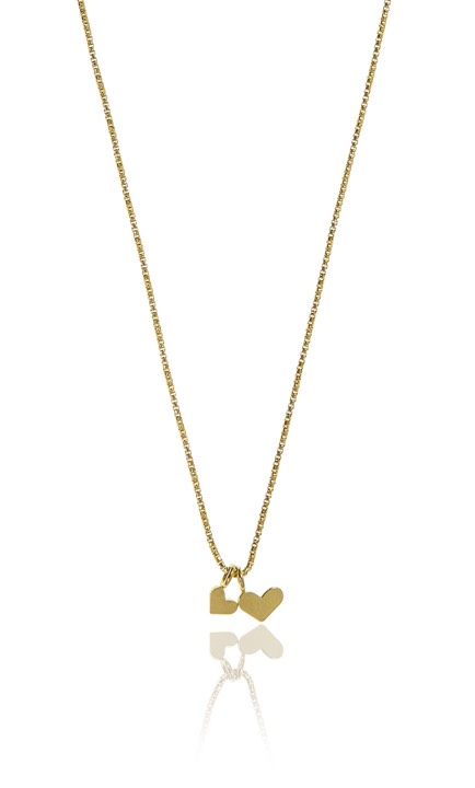 Love pendant Kaulakorut Kulta 42-47 cm ryhmässä Kaulakorut / Kultaiset kaulakorut @ SCANDINAVIAN JEWELRY DESIGN (1522121009)