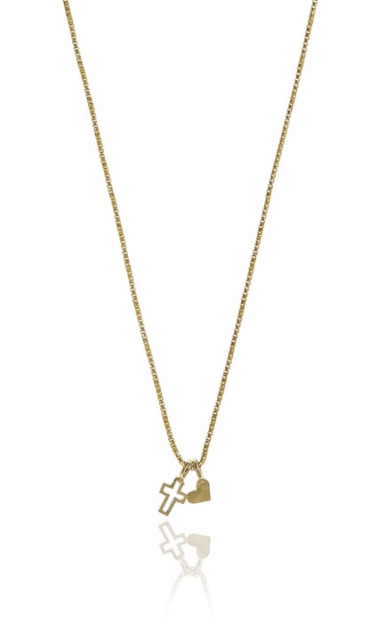 Trust pendant Kaulakorut Kulta 42-47 cm ryhmässä Kaulakorut / Kultaiset kaulakorut @ SCANDINAVIAN JEWELRY DESIGN (1522121010)