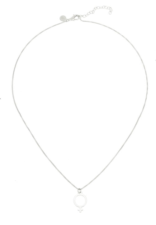 Letters venus neck Hopea 42-47 cm ryhmässä Kaulakorut / Hopeiset kaulakorut @ SCANDINAVIAN JEWELRY DESIGN (1622111007)