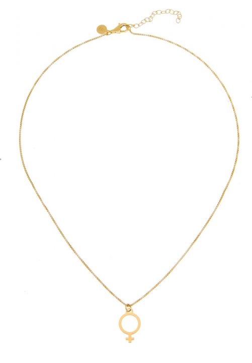 Letters venus neck Kulta 42-47 cm ryhmässä Kaulakorut / Kultaiset kaulakorut @ SCANDINAVIAN JEWELRY DESIGN (1622121007)