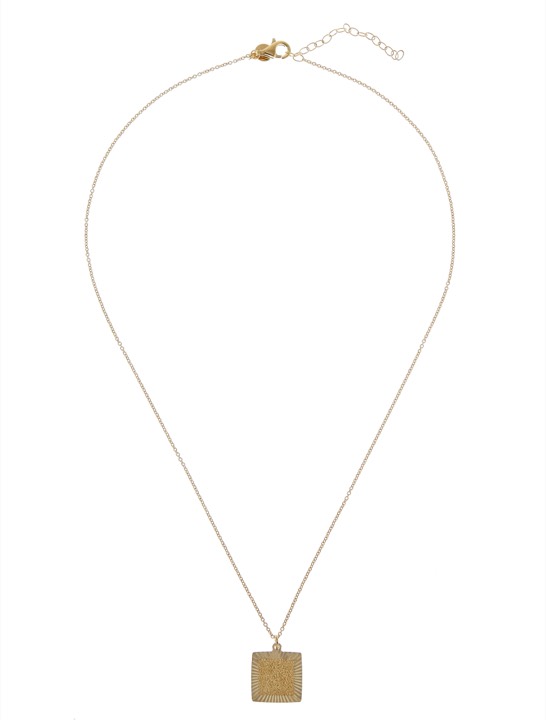 Two square pendant Kaulakorut Kulta 45-60 cm ryhmässä Kaulakorut / Kultaiset kaulakorut @ SCANDINAVIAN JEWELRY DESIGN (1821120001)