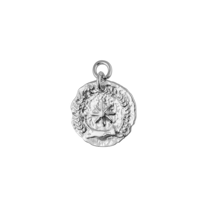Victory coin pendant Hopea ryhmässä Kaulakorut / Hopeiset kaulakorut @ SCANDINAVIAN JEWELRY DESIGN (1923070001)