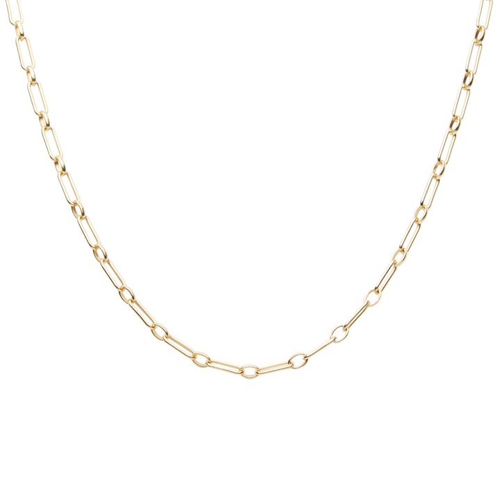 Globe clip neck Kulta 50 cm ryhmässä Kaulakorut / Kultaiset kaulakorut @ SCANDINAVIAN JEWELRY DESIGN (2211120001)