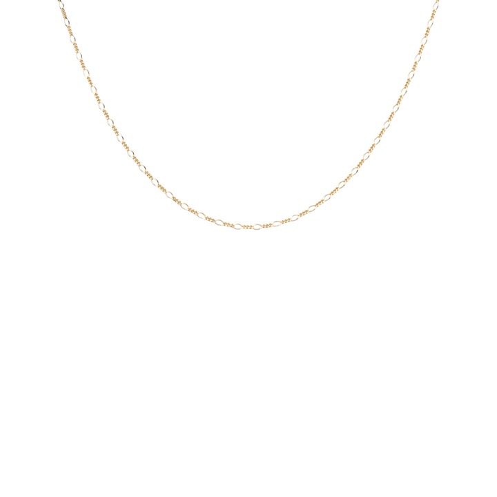 Figaro neck Kulta 40-45 cm ryhmässä Kaulakorut / Kultaiset kaulakorut @ SCANDINAVIAN JEWELRY DESIGN (2214120002)
