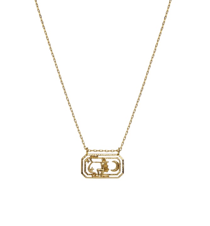 Zodiac skytten Kaulakorut (Kulta) 45 cm ryhmässä Kaulakorut / Kultaiset kaulakorut @ SCANDINAVIAN JEWELRY DESIGN (2579a)