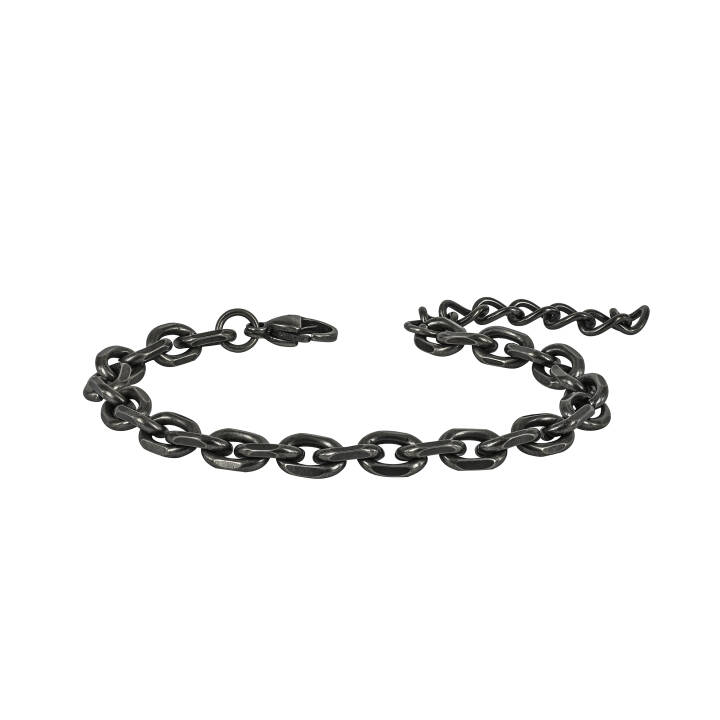 CHARLIE Chain Rannekorut Musta Antik ryhmässä Rannekorut @ SCANDINAVIAN JEWELRY DESIGN (367018)