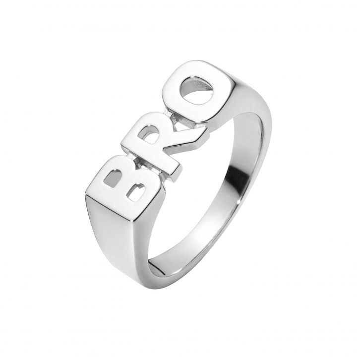 BRO Ring Silver ryhmässä Sormukset / Hopeasormukset @ SCANDINAVIAN JEWELRY DESIGN (500463AG)