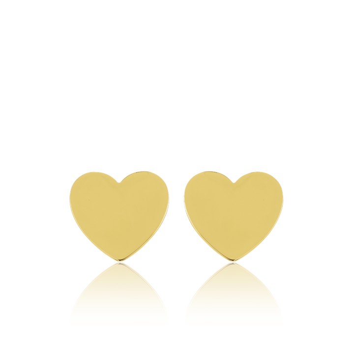 Heart Mini Studs Korvakoru (Kulta) ryhmässä Korvakorut / Kultaiset korvakorut @ SCANDINAVIAN JEWELRY DESIGN (E1451GPS0-OS)