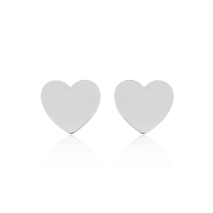 Heart Mini Studs Korvakoru (Hopea) ryhmässä Korvakorut / Hopeiset korvakorut @ SCANDINAVIAN JEWELRY DESIGN (E1451RHS0-OS)