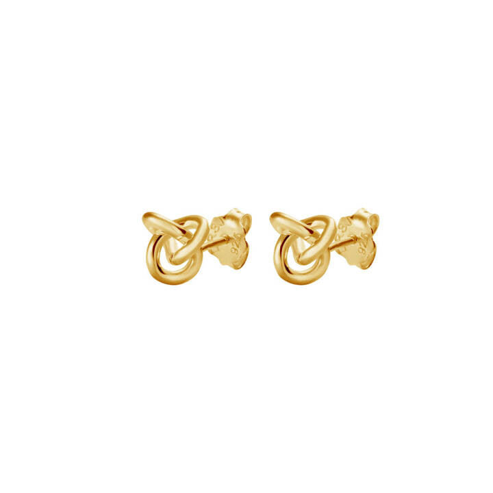 Le knot drop Korvakoru Kulta ryhmässä Korvakorut / Kultaiset korvakorut @ SCANDINAVIAN JEWELRY DESIGN (LKT-E10000-G)