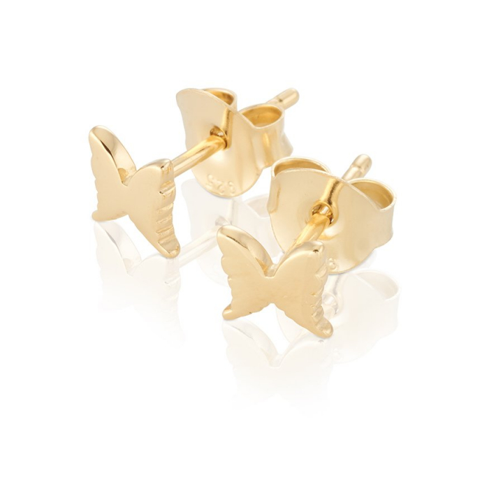Petite Earrings Gold ryhmässä Korvakorut / Kultaiset korvakorut @ SCANDINAVIAN JEWELRY DESIGN (gp12)