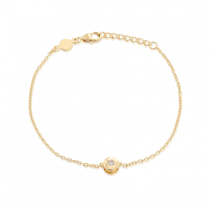 Älskad mini Bracelet Gold ryhmässä Rannekorut / Kultaiset rannekorut @ SCANDINAVIAN JEWELRY DESIGN (gp16)