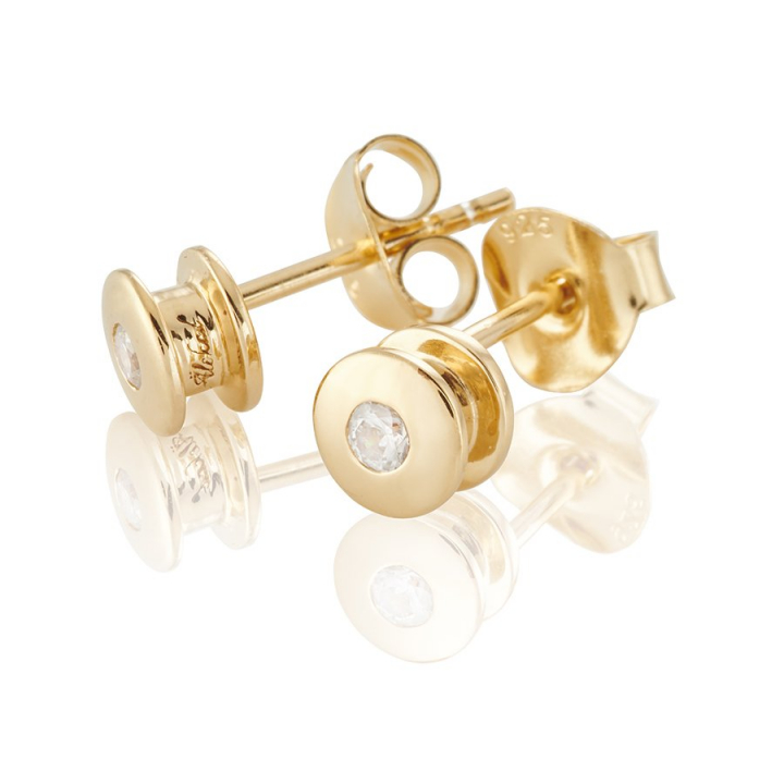 Älskad mini Earrings Gold ryhmässä Korvakorut / Kultaiset korvakorut @ SCANDINAVIAN JEWELRY DESIGN (gp17)