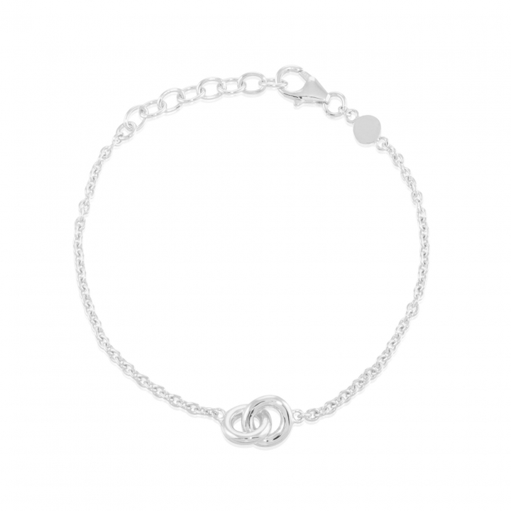 The knot mini Bracelet Silver ryhmässä Rannekorut / Hopeiset rannekorut @ SCANDINAVIAN JEWELRY DESIGN (s225)