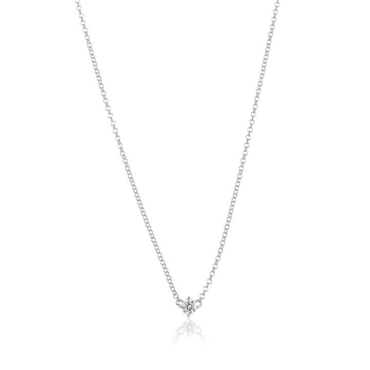 Time to glow mini Necklace Silver ryhmässä Kaulakorut / Hopeiset kaulakorut @ SCANDINAVIAN JEWELRY DESIGN (s226)