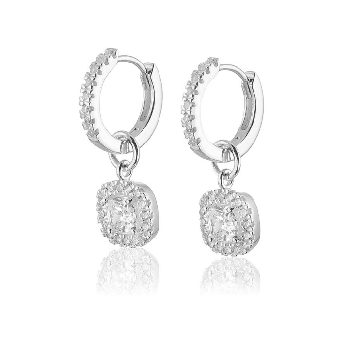 Glamorous Earrings creol Silver ryhmässä Korvakorut / Hopeiset korvakorut @ SCANDINAVIAN JEWELRY DESIGN (s306)