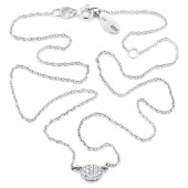 Love Bead - Diamonds Kaulakorut Valkokulta 38-42 cm