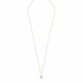 Sevilla pendant neck gold clear 42 cm