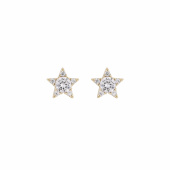 Wish star ear Gold/clear-Onesize